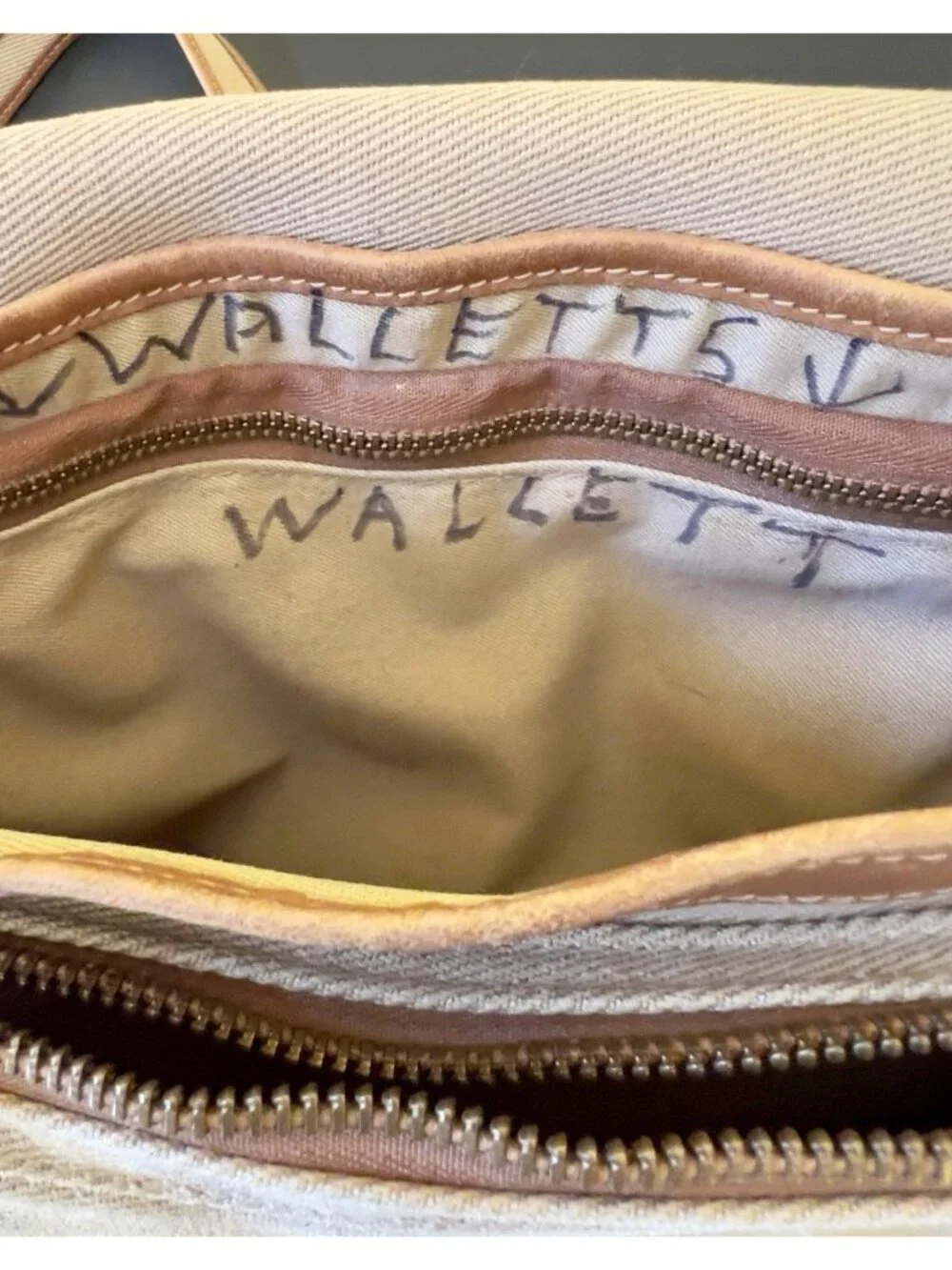 Vintage Ghurka Marley Hodgson No 58 The Catcher Bag Khaki Canvas Tan Leather